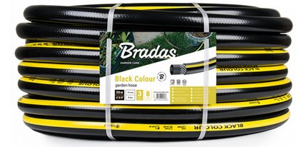 CARAT Gartenschlauch, 3/4", schwarz/gelb, 50 m