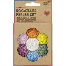 Set de perles de rocaille MULTICOLORE