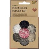 Set de perles de rocaille ARGENT