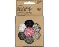 Set de perles de rocaille ARGENT