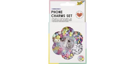 Kit de perles Phone Charms RAINBOW SMILE, 349 pièces