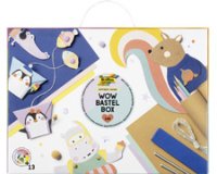 WOW Mallette de bricolage HAPPINESS SAFARI, 144 pièces