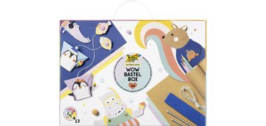 WOW Mallette de bricolage HAPPINESS SAFARI, 144 pièces