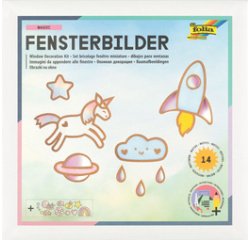 Kit de décoration pour fenêtre MAGIC, 14 motifs