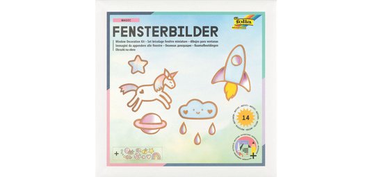 Kit de décoration pour fenêtre MAGIC, 14 motifs
