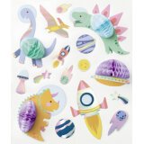 Sticker boule en papier DINO-MITE