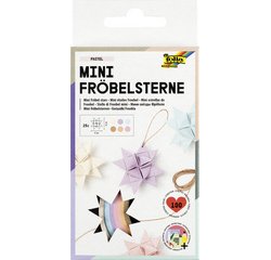 Bandes de papier PASTEL pour mini étoiles de Froebel
