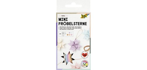 Bandes de papier PASTEL pour mini étoiles de Froebel