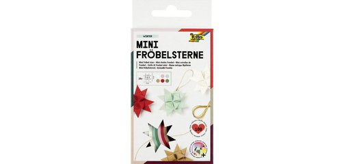 Bandes de papier WINTER pour mini étoiles de Froebel