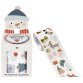 Kerststicker WINTER op rol zwart 4 m