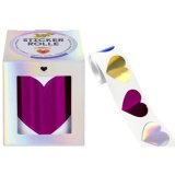 Sticker HEARTS, en rouleau, 3 m