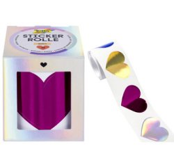 Sticker HEARTS, en rouleau, 3 m