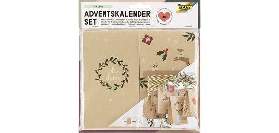 Calendrier de l'Avent 24 sachet de l'Avent OH DEER