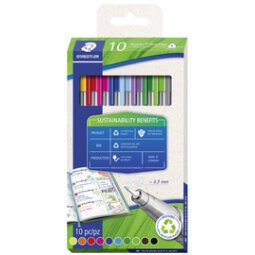 Fineliner triplus Eco+ Edition, étui carton de 10