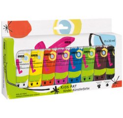 Kids Art Peinture d'artiste pour enfants, 20 ml, set