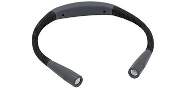 Lampe de lecture LED LOOPLIGHT, rechargeable, noir/gris