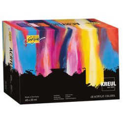 Peinture acrylique SOLO Goya Acrylic, 20 ml, set de 48