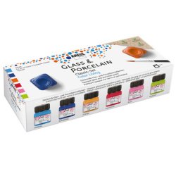 Schilderverf voor porselein 'Glas & Porselein'