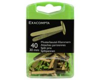 Boîte de 40 attaches parisiennes 30mm - Or