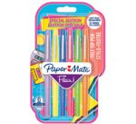 Stylo feutre Paper Mate Flair Retro écriture moyenne - Pochette de 6