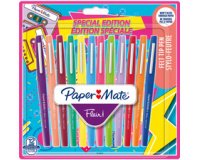 Stylo feutre PapermMate Flair Retro écriture moyenne - Pochette de 12