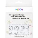 Set tampons caoutchouc mousse 'lettres & chiffres', I