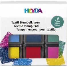 Set de tampons encreurs 'Textile', assorti