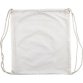 Sac de sport en coton, 380 x 420 mm, blanc