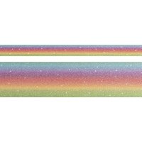 Decoratieve plakband 'RAINBOW Pastel Glitter'