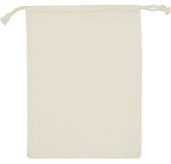 Sac en coton pour fruits et légumes, naturel