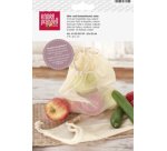 Katoenen tas voor fruit en groenten, naturel