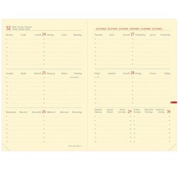 Quo Vadis - Agenda 16 mois - 2026-2027 - Horizontal 24 SD Prestige - Semainier Horizontal - Multilingue - Everest - 16 mois de septembre à décembre - 16x24 cm