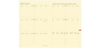 Quo Vadis - Agenda 16 mois - 2026-2027 - Horizontal 24 SD Prestige - Semainier Horizontal - Multilingue - Everest - 16 mois de septembre à décembre - 16x24 cm