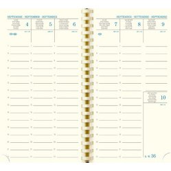 Recharge pour agenda de poche SAD 16S, 2025/2026