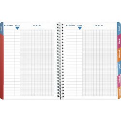Cahier de textes Elsa 'Tartan', 170 x 220 mm