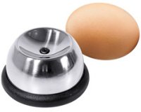 Pique-oeuf, en acier inoxydable à haute brillance