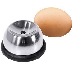 Pique-oeuf, en acier inoxydable à haute brillance