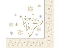 Serviette à motif de Noël 'X-Mas Elegance'