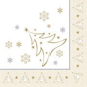 Serviette à motif de Noël 'X-Mas Elegance'