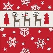 Serviette à motif de Noël 'Christmas Gifts'