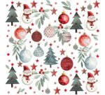 Serviette à motif de Noël 'Christmas Gifts'