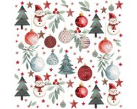 Serviette à motif de Noël 'Cold Winter'