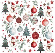 Servetten met kerstmotief 'Rudi'
