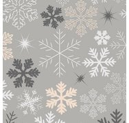 Servet met kerstmotief 'Winter Poinsettia'