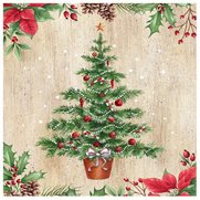 Servetten met kerstmotief 'Golden X-mas'