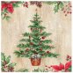 Servetten met kerstmotief 'Golden X-mas'
