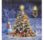 Serviette à motif de Noël 'Christmas Gifts'