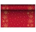 Chemin de table pour Noël 'Christmas Shine', rouge