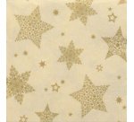 Serviette à motif de Noël 'Christmas Shine', crème