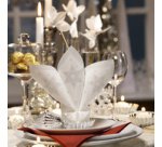 Serviette à motif de Noël 'Just Stars'